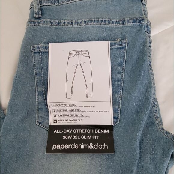 NWT Paper Denim & Cloth sz 30x32 - Picture 4 of 7